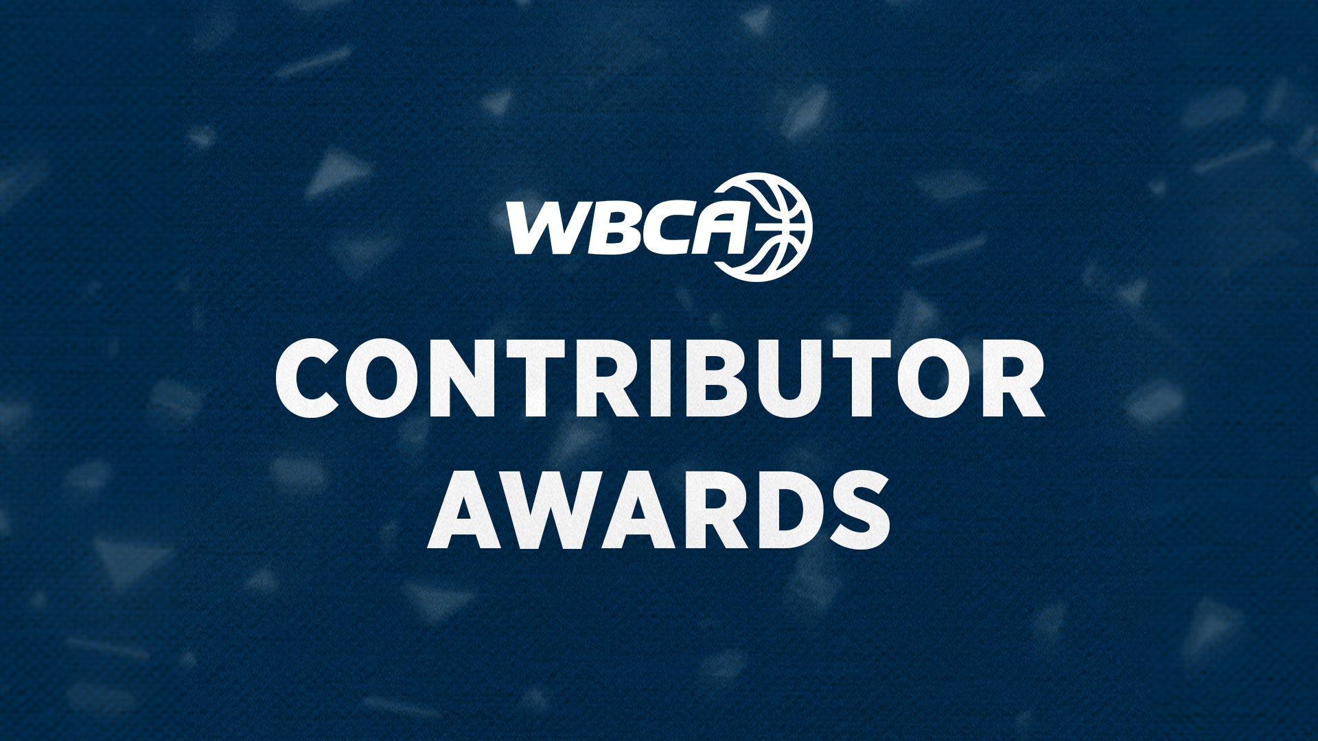 Contributor Awards - WBCA